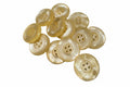 48L (30mm) Honey Pearl Buttons – 4 Hole, Gloss Finish