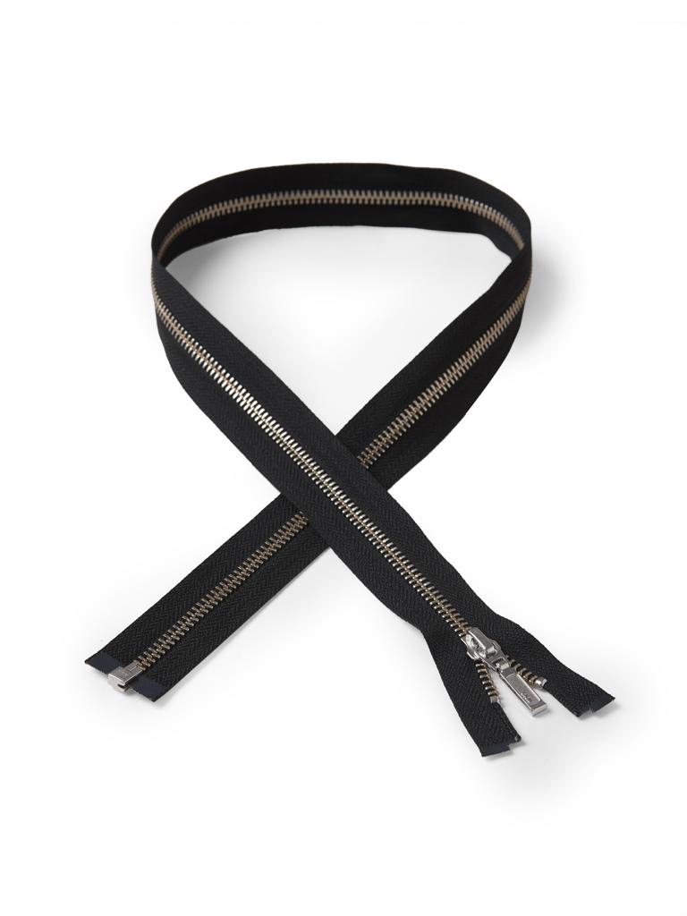 #5 Silver Open End Metal Zipper