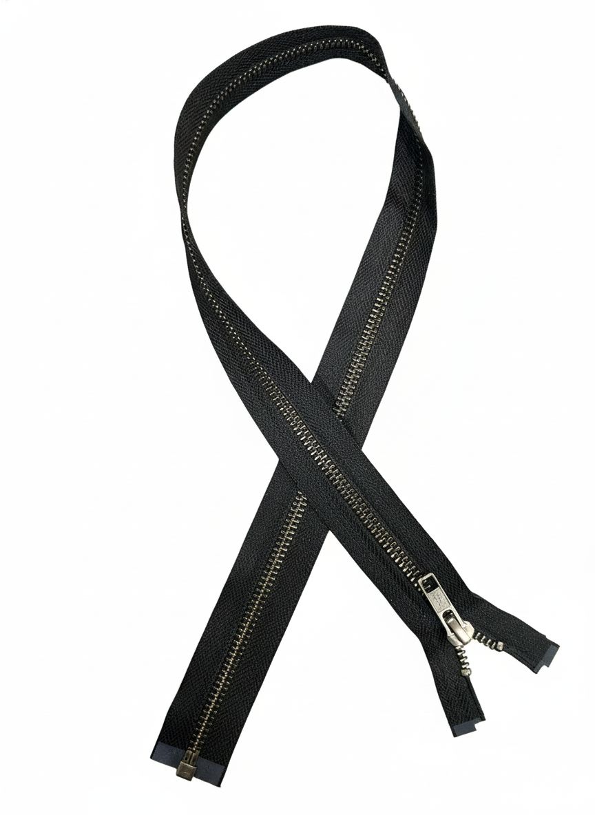 #5 Gunmetal Open End Metal Zipper